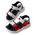 thumbnail image 1 of asdoklhq Boy's Shoes,Toddler Baby Boys Flame Pattern Casual Breathable Kids Cool Non-slip Sandals, 1 of 5