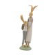 thumbnail image 4 of Estatua familiar de conejo de Pascua de resina, adorno de estante, accesorio de paisajismo para el alféizar de la ventana Mamá e hijo, 4 of 9