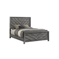 thumbnail image 3 of Denver Modern Style Twin Size Bed Made With Wood in Gray Colour, 3 of 6