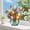 B, variant on Lunxisen 2 Pcs Easter Flower Egg Sea Glass Window Hanging Spring Farmhouse Decor Ornament Gift for Home Garden(20cm)