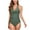 Olive Green, variant on AOOCHASLIY Swimsuits for Women Summer One Piece Bikini With Chest Pads Without Underwire Strap Beach