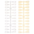 thumbnail image 5 of KAKOWELY 2 Sets of 480PCS Pointed Head Nail Color Mold Manicure Practice Nail Template Fake Nails Practice Mold Fake Nails Training Pieces for Woman (Transparent Frosted+Natural Color Assorted Color), 5 of 5