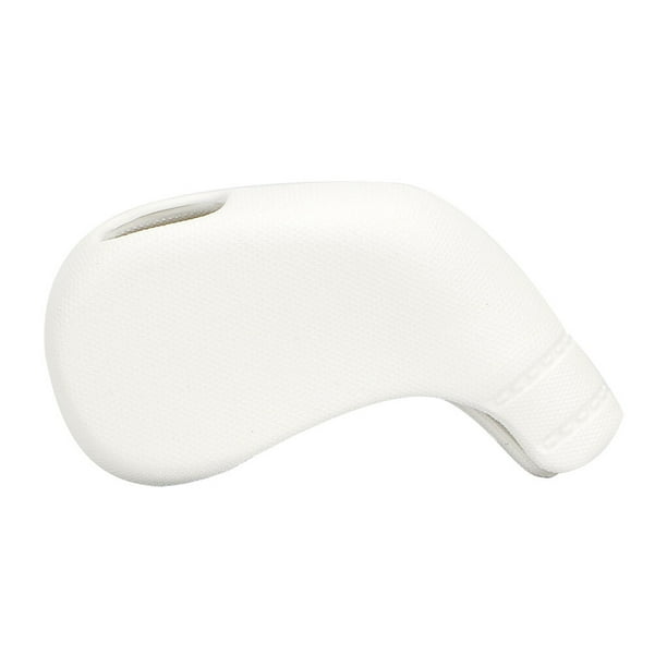 Greeniant Cubierta de palo de golf Putter impermeable Cubiertas de cabeza de conductor de hierro Reemplazo portátil Protector extraíble Regalo Golf Blanco