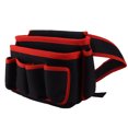 thumbnail image 1 of Multi Pockets Electrical Tool Bag Waist Hanging Pack Multifunctional Adjustable Tool Belt Waist PouchRed Edge, 1 of 14