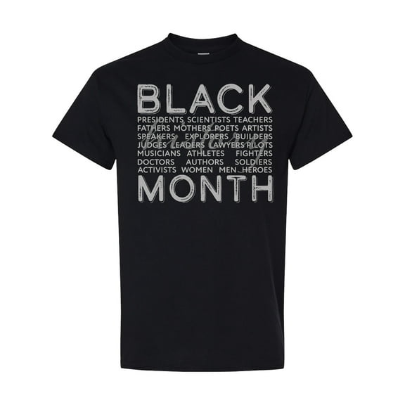 Inktastic Black History Month Occupations and Identities T-Shirt