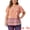 Orange, variant on Women's Plus Women's Keyhole Ruffle Short Sleeve Boho Floral Blouse 1X Navy Blue