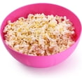 thumbnail image 4 of YBM HOME 10-Inch Plastic Serve Mixing Bowl for Everyday Meals can hold 120 oz, 3.75 qt. Ideal for Cereal, Snacks, Popcorn, Salad, and Fruits, Microwave Safe, Forsty White, 4 of 5