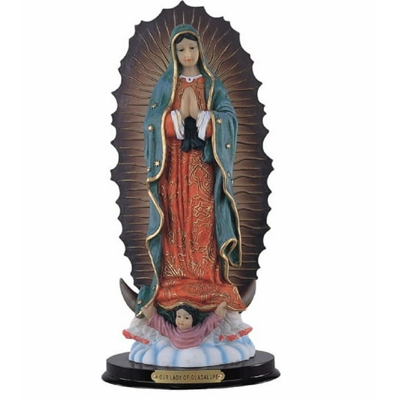 FC Design 9"H Our Lady of Guadalupe Statue Virgin of Guadalupe Holy Figurine Religious Decoration