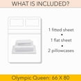 thumbnail image 5 of PRATYUX Olympic Queen 4-PC Sheet Set 1000-TC 100% Egyptian Cotton, 10 inch Deep Pockets - Dark Grey, 5 of 7