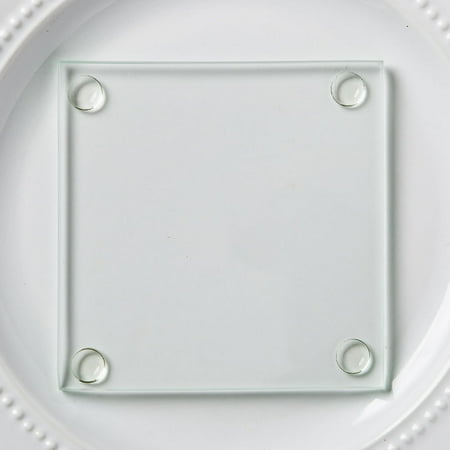 - 100 Perfectly Plain Collection glass coasters from fashioncraft