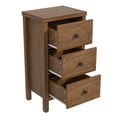 thumbnail image 7 of Farmhouse Nightstand & Dresser, Dresser for Bedroom with 3 Drawers, Wooden Storage Cabinet Sofa Table, 7 of 7