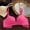 #34Hot Pink, variant on Byworldtasic Women Seamless Push‑Up Bra Wireless Texture Comfort Bra Adjustable Straps Back Closure Everyday Bralette