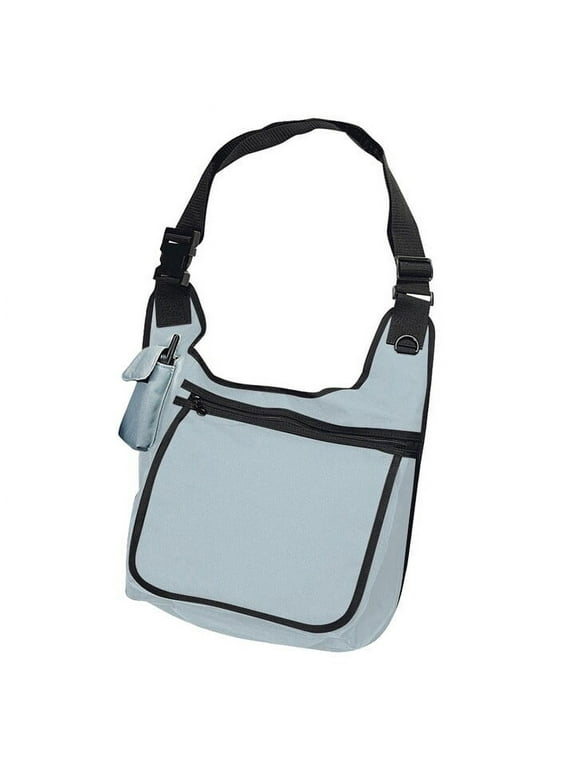GOODHOPE BAGS Unisex Body Wear Blue Cross Body Zip Around Messenger / Briefcase Travel Organizer / Storage Bag