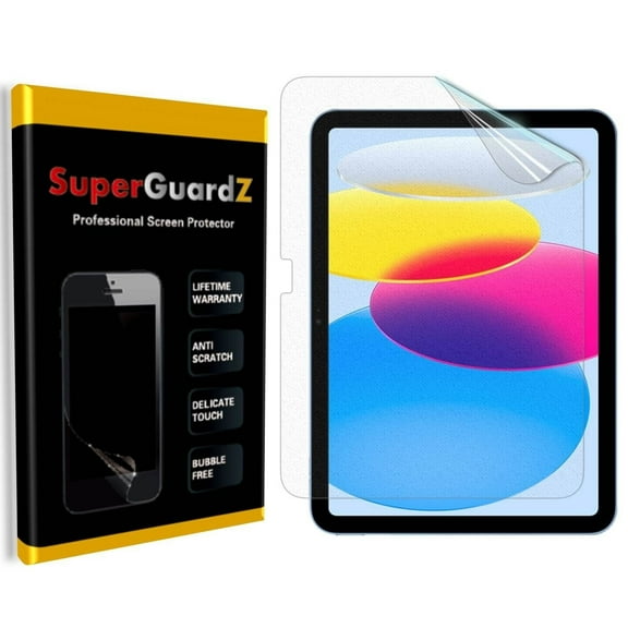 [3-Pack] SuperGuardZ Screen Protector for iPad 10.9 inch (11th Gen, 2025) / iPad 10.9 inch (10th Gen, 2022), Ultra Clear, Anti-Scratch, Anti-Bubble