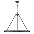 thumbnail image 2 of Golden Lighting Castile 9-light Chandelier in Matte Black, 2 of 2