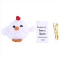 thumbnail image 3 of Figura de Pollo de Ganchillo, Muñeca de Animal Positiva de Ganchillo, Juguete de Punto Suave, Regalo de Aliento, 3 of 10