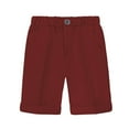thumbnail image 2 of Huvoen Girls Boys Swim Shorts Toddler Kids Big Boy Fashion Cute Solid Color Casual School Uniform Suit Shorts Wine 5-6 Years, 2 of 3