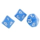 thumbnail image 4 of 10 dados poliédricos para juegos de rol, fiestas, juegos de azar, regalo para amantes de los juegos de azar. Azul, 4 of 8