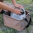 thumbnail image 6 of Outdoor Cloth Bucket Pack Sink Folding Square Bucket Outdoor Portable Lightweight Foldable Basin Water Container, 6 of 6
