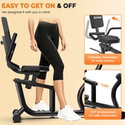 LNOW Recumbent Stationary Bike for Home with Arm Exerciser , Low-Impact Cardio & Physical Therapy for Seniors