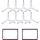 thumbnail image 1 of Piezas Sujetadores de Sábanas, Correas de Soporte Triangulares Elásticas Ajustables para Sábanas Ajustables y Sábanas Planas, Colchones, Cojines de Sofá, Manteles, Tablas, 1 of 5