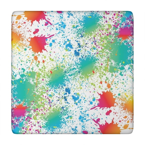 Rainbow Gradient Tablecloth Featuring Artistic Tie Dye and Psychedelic Abstract Pop Art, Modern Chic Retro Vintage Geometric Patterns