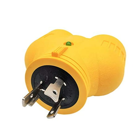 

Parkworld 60844 NEMA L5-20 Splitter Adapter Generator 20 AMP 3-Prong 125V Twist Lock Male Plug L5-20P to (2) L5-20R Female Receptacle