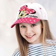 thumbnail image 4 of Disney Girls' Minnie Mouse Baseball Cap – 3D Bow Curved Brim Strap Back Hat (4-7), 4 of 7