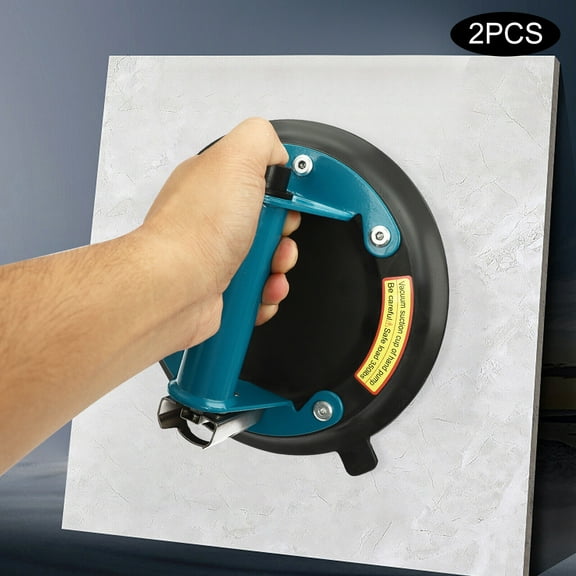 Set of 2 350 LBS Heavy Duty Vacuum Suction Cups Handheld Anti-slip Glass Lifter