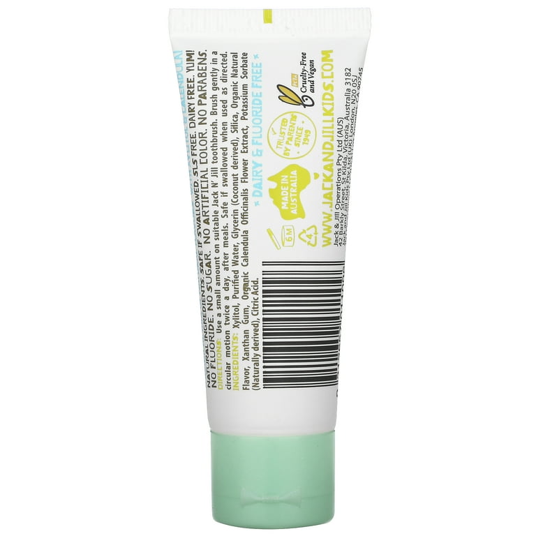 Jack n' Jill Natural Calendula Toothpaste- Milkshake Jack n' Jill Natural Calendula Toothpaste- Milkshake
