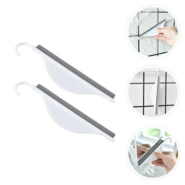 Raindrops  2 Pcs Glass Squeegee Bathroom Cleaning Scraper Wipe Scrubber Wiper