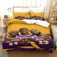 thumbnail image 1 of Housse de Couette Kobe Bryant Imprimée avec Fermeture Éclair, Simple Face en Microfibre 135*200 cm, 1 of 5