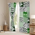thumbnail image 4 of Homewish Dirt Bike Teens Black Out Curtains, Motorcycle Extreme Sports Curtains Pack of 2 (42x63 Each), Green Fashion Abstract Bedroom Curtains, Curtains and Drapes Room Decor, 4 of 6