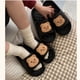 thumbnail image 2 of Zapatillas suaves de oso para hombre y mujer, sandalias antideslizantes con sensación de corazón de eva, para parejas, 2 of 6