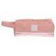 thumbnail image 1 of Estuche de lona de gran capacidad con doble capa y cremallera para cosméticos (rosa claro), 1 of 8