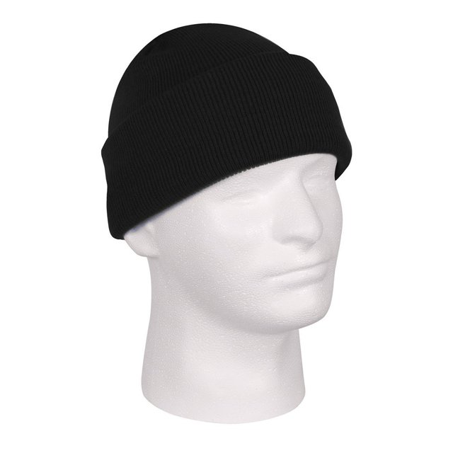 Rothco Deluxe Fine Knit Watch Cap - Black