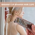thumbnail image 4 of Moluckfu 2Ud Accesorio Para Peinar Banana Clip Rosa Ideal Para Y, 4 of 5