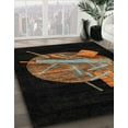 thumbnail image 2 of Ahgly Company Indoor Rectangle Abstract Black Oriental Area Rugs, 5' x 8', 2 of 6