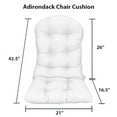 thumbnail image 3 of RSH DECOR: Tufted Adirondack Cushion Set of 2 | All-Weather Fabric | Peacock, 3 of 6