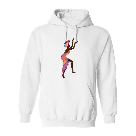 Woman With A Colorful Clothes Hoodie Women -Image by Shutterstock, Female Small