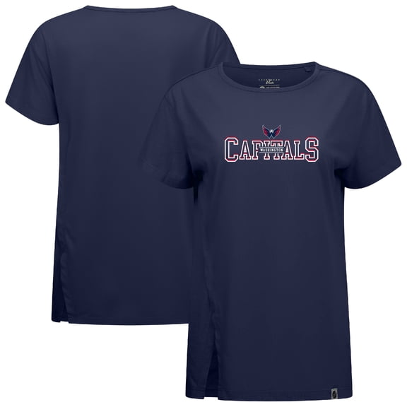 Women's Levelwear Navy Washington Capitals Influx Journey T-Shirt