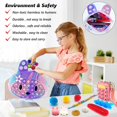 thumbnail image 3 of Pop Crossbody Bolsas de bolso Fidget Toy Pack, Bunny Bolsa de hombro Mini juguetes sensoriales, 3 4 5 6 7 8 9 10 años Regalo de fiesta de cumpleaños para niñas niños, San Valentín Navidad Calcetín de, 3 of 5