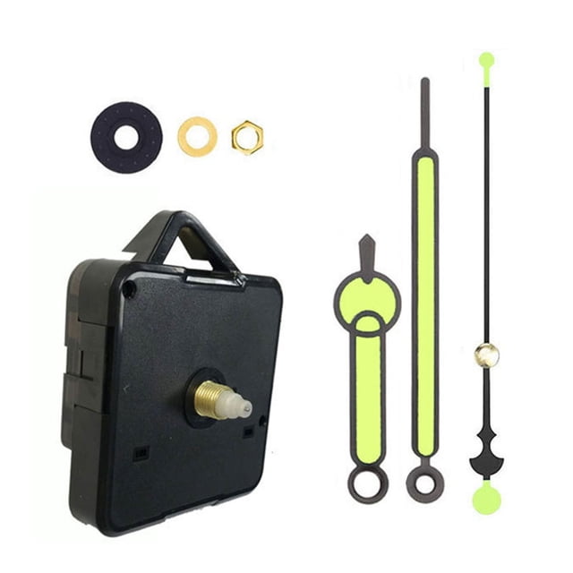 Silent Quartz Clock Mechanism Kit Long Shaft Fluorescence Clock Motor Movement