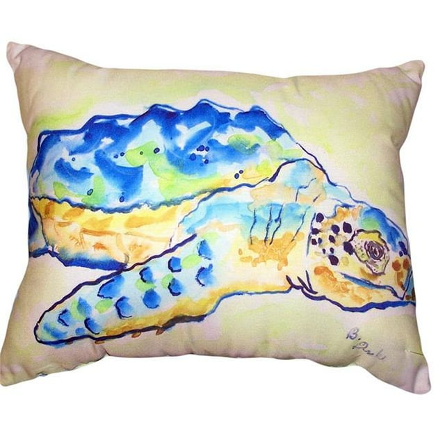 Betsy Drake NC661 16 x 20 in. Loggerhead Turtle No Cord Pillow