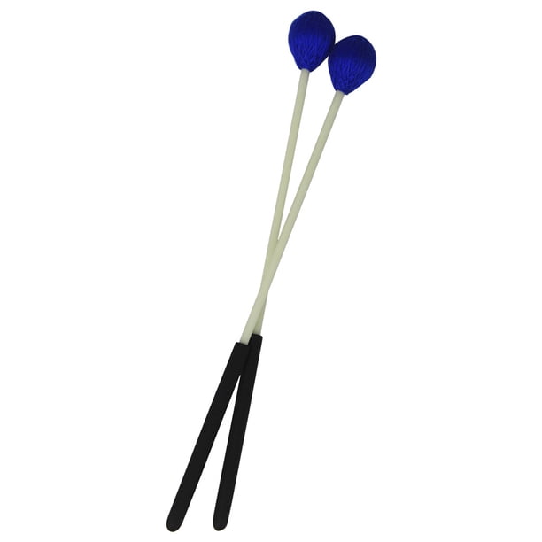 1 par de baquetas de instrumentos de percusión de bajo con mango de arce, baquetas de Marimba