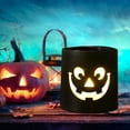 thumbnail image 4 of SDJMa Halloween Pumpkin Lights,Halloween Pumpkin Electronic Candle Decoration, Bright Flickering Electric Flameless Candles for Halloween Decor Home Porch Fall Decorations(A), 4 of 5