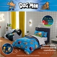 thumbnail image 4 of Juego de ropa de cama Franco Dog Man Supa Book Kids de 5 piezas, tamaño individual, 4 of 6