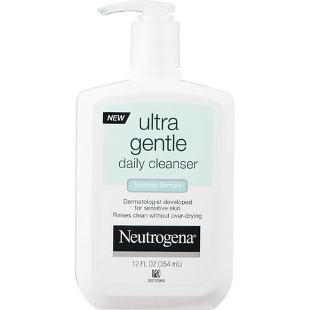 2 Pack Neutrogena Ultra Gentle Daily Cleanser Foaming Formula 12 Ounce