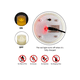 thumbnail image 4 of Velas Led Sin Llama Con Batería Recargable A Control Remoto Xtellar amarillo, 4 of 4