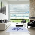 thumbnail image 7 of Ahgly Company Machine Washable Indoor Rectangle Transitional Lavender Blue Area Rugs, 7' x 9', 7 of 7